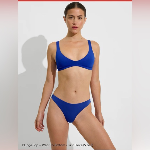 Left On Friday Blue Bikini Top - Picture 3 of 5